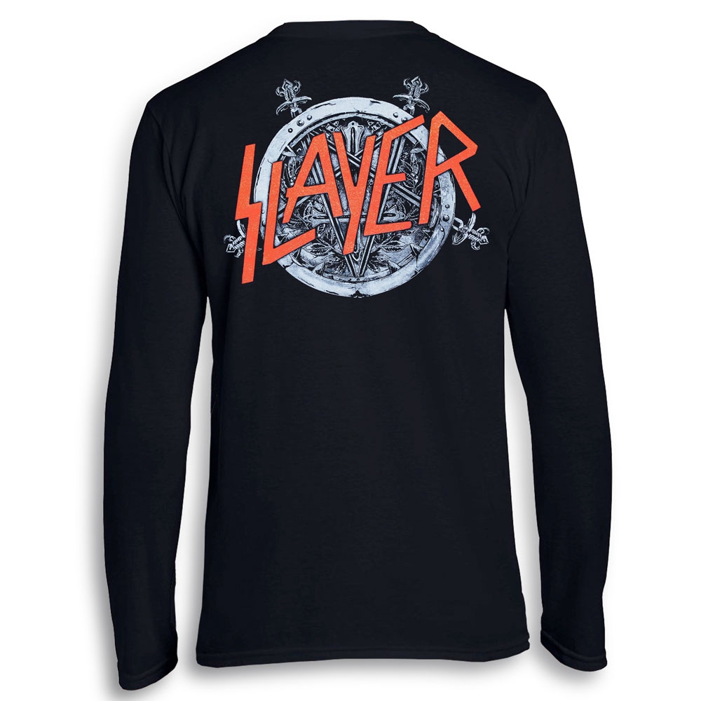 Футболка довгий рукав SLAYER Щит з орлом 0