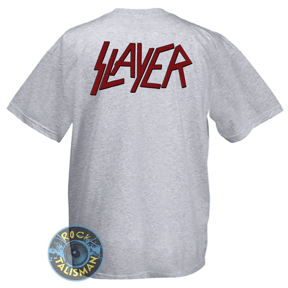 Футболка SLAYER Pentagram меланжева 0