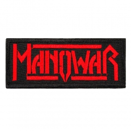 Нашивка MANOWAR 3 Red Logo